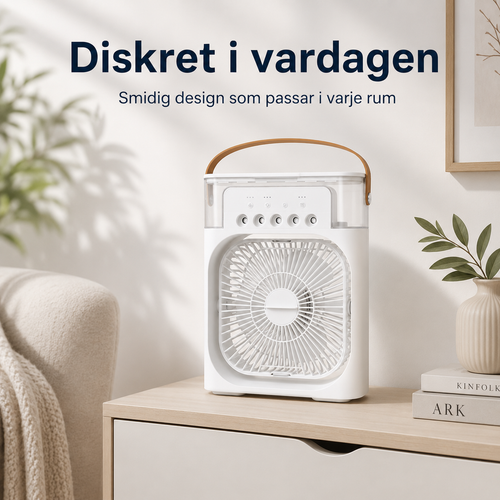 Svalkande Luftkylare 3-i-1